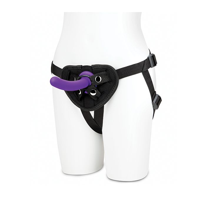 Lux Fetish Strap-On Harness with 5-inch Dildo