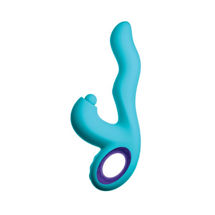 Femme Funn Klio Triple Action Rabbit in Turquoise color