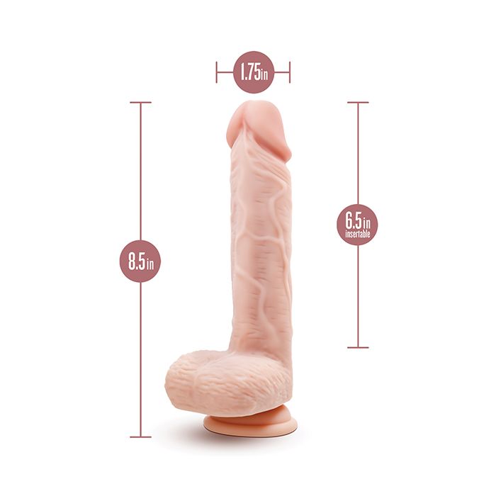 Blush Dr Ethan 8.5 inch Gyrating Dildo in Beige