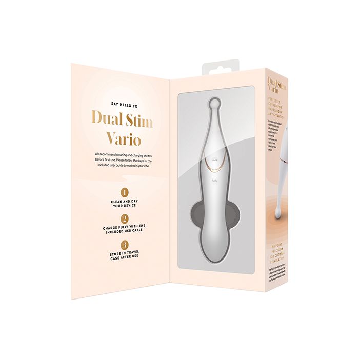 XGen Bodywand Dual Stim Vario White on Flawless Nite