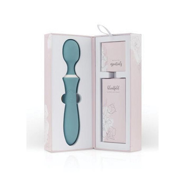 Teal Orchid Wand Vibrator from Flawless Nite's Bloom Collection