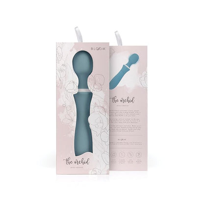 Teal Orchid Wand Vibrator from Flawless Nite's Bloom Collection