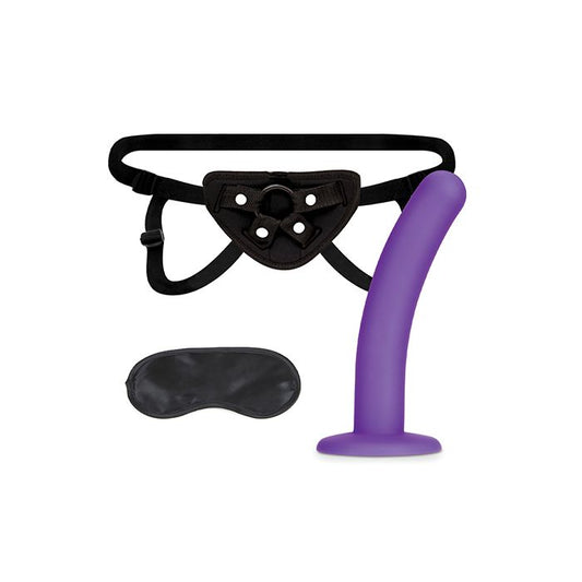 Lux Fetish Strap-On Harness with 5-inch Dildo