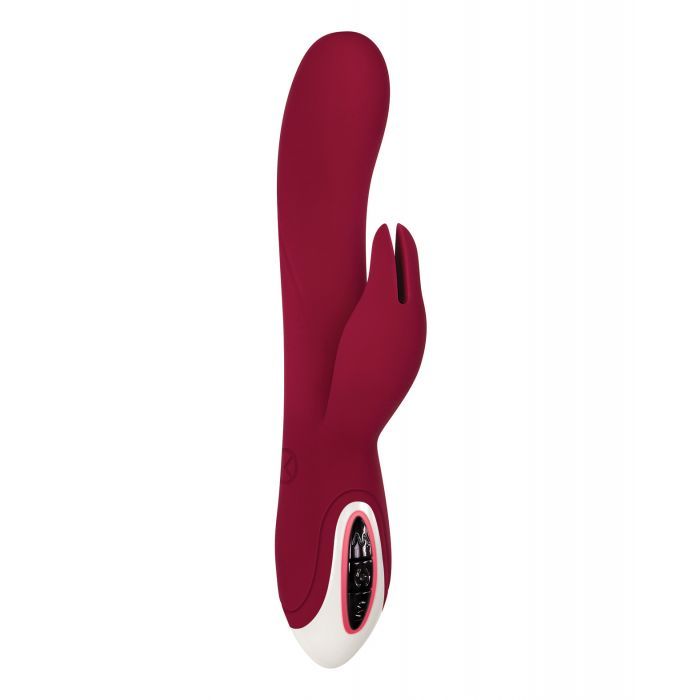 Evolved Inflatable Bunny Dual Stimulator in Burgundy color