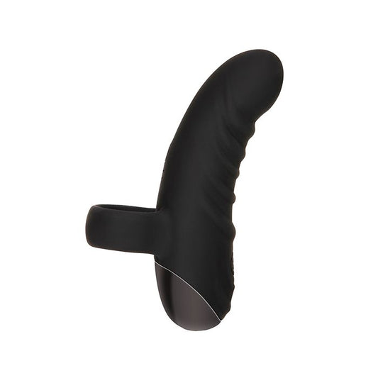 Evolved Hooked on You Curved Finger Vibrator in Black