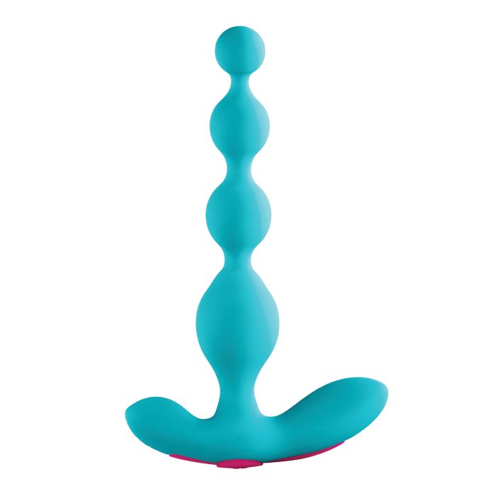 Femme Funn Vibrating Anal Beads in Turquoise color