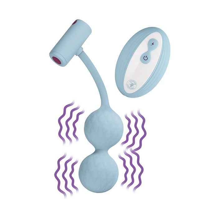 Femme Funn Momenta Kegel Balls in Light Blue color