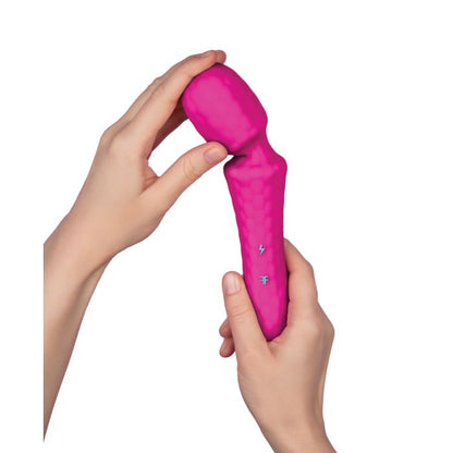 Femme Funn Ultra Wand in Pink with premium silicone texture