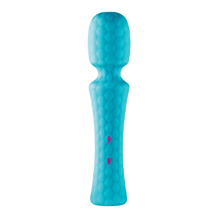 Femme Funn Ultra Wand in Turquoise with premium silicone texture