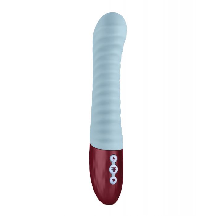 Femme Funn Lola G Light Blue Vibrator on a white background