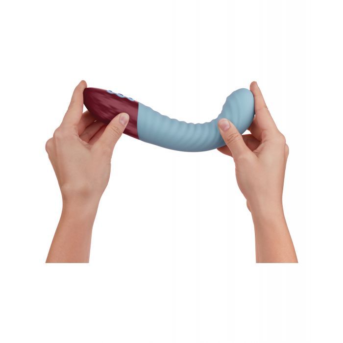 Femme Funn Lola G Light Blue Vibrator on a white background