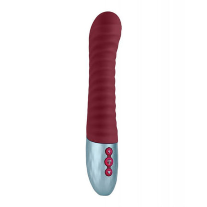 Femme Funn Lola G Maroon Vibrator on a white background