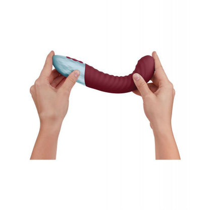 Femme Funn Lola G Maroon Vibrator on a white background