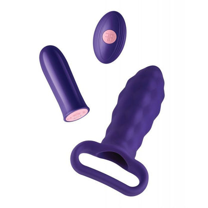 Femme Funn Versa Bullet with Plug Sleeve in Dark Purple