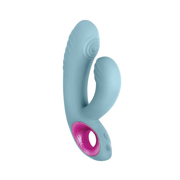 Femme Funn Cora Thumping Rabbit Vibrator in Light Blue