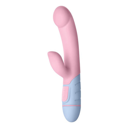 Femme Funn Ffix Rabbit Vibrator in Pink/Blue