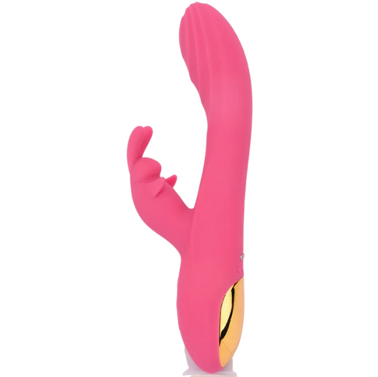 GG Rabbit Vibrator in Pink - Dual Motor Pleasure Toy from Flawless Nite