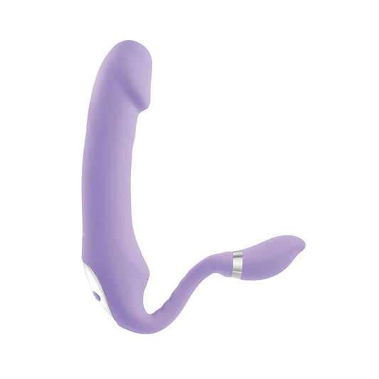 Orgasmic Orchid Poseable Vibrator in Purple with Dual Motors