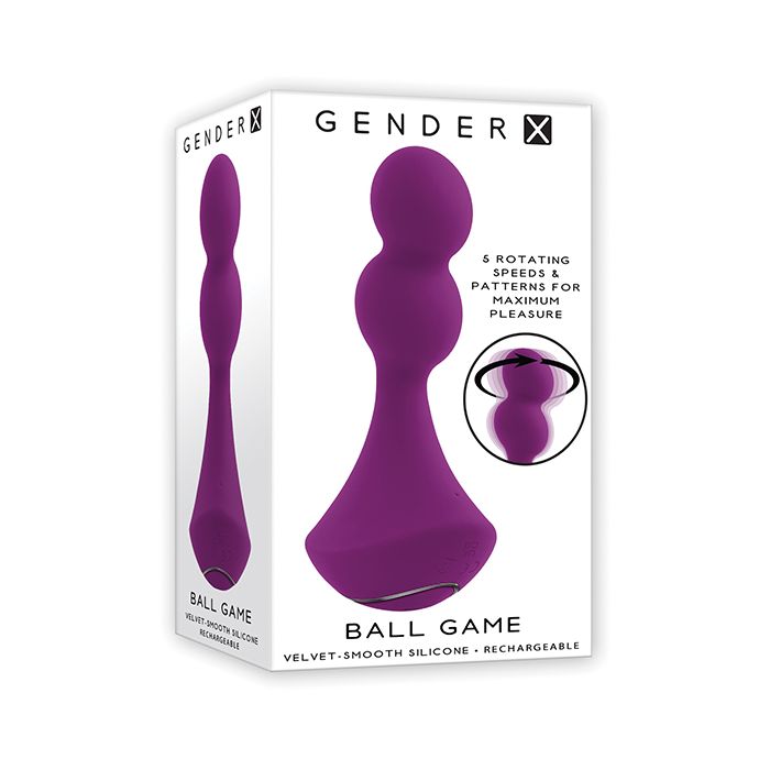 Ball Game-Gender X Purple Vibrating Toy