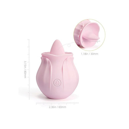 Nectar Rose Clit Licking Vibrator in Nectar Pink Color