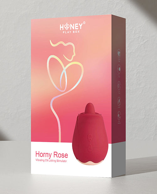 Horny Rose Vibrating Clit Licking Rose Toy - Front View