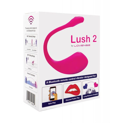 Lovense Lush 2.0 Sound-Activated Vibrator in Pink