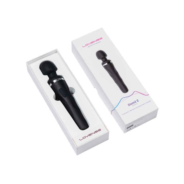 Lovense Domi 2 Mini Wand in sleek black design