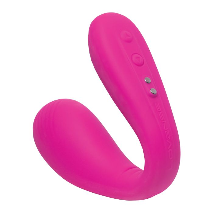 Lovense Dolce Pink Dual Stimulator - Elegant and Ergonomic Design