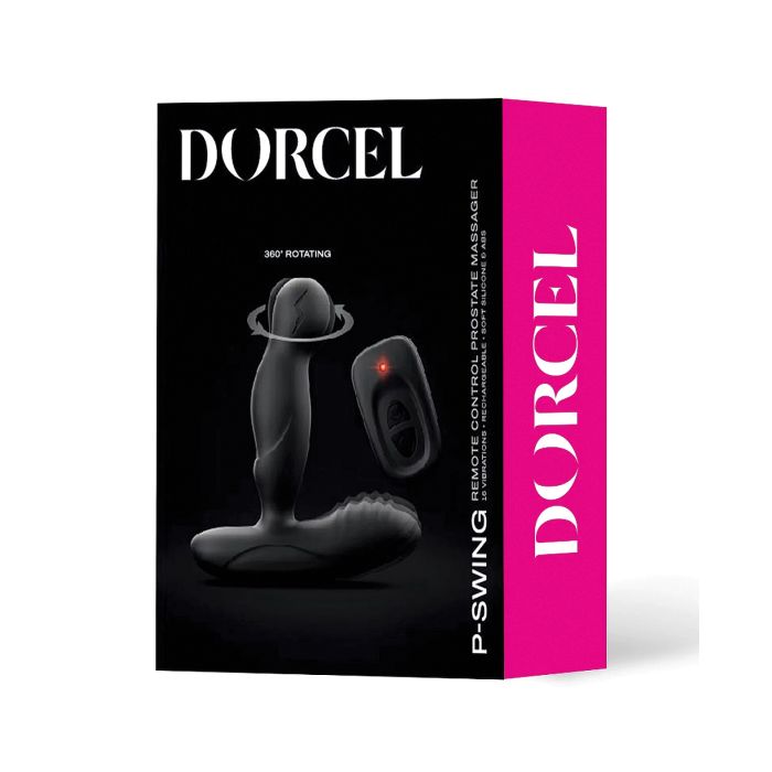 Dorcel P-Swing Twisting Prostate Massager BlackDorcel P-Swing Black Prostate Massager with Twisting Motion