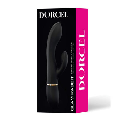 Dorcel Glam Rabbit Vibrator - Black/Gold