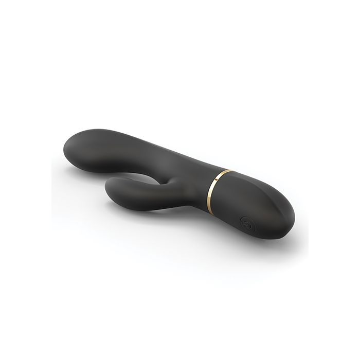 Dorcel Glam Rabbit Vibrator - Black/Gold