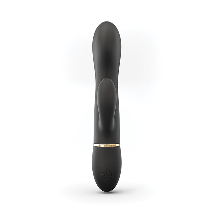 Dorcel Glam Rabbit Vibrator - Black/Gold