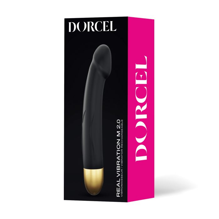 Dorcel Real Vibration M8.6 Rechargeable Vibrator in Black Gold