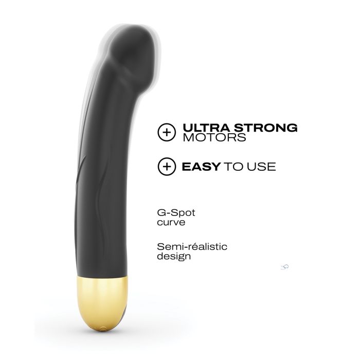 Dorcel Real Vibration M8.6 Rechargeable Vibrator in Black Gold