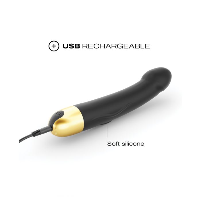 Dorcel Real Vibration M8.6 Rechargeable Vibrator in Black Gold