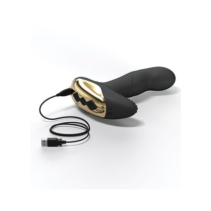 Dorcel P-Finger Come Hither Vibrator in Black Gold