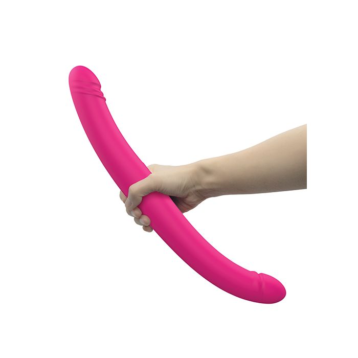 Dorcel Orgasmic Double Do 16.5 Inch Thrusting Dong in Pink