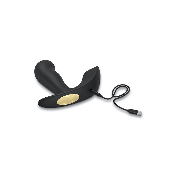 Dorcel Twist Delight Rotating Head in Black - Triple Stimulation Vibrator