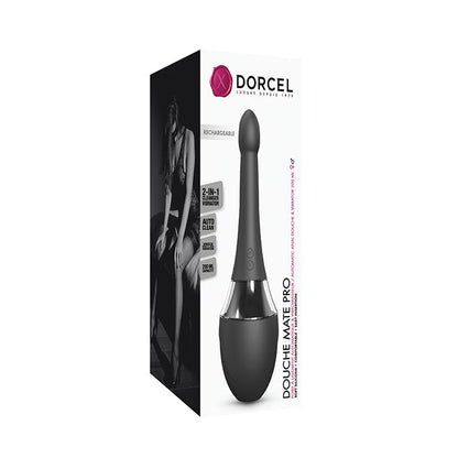 Dorcel Vibrating Douche Mate Pro - Black & Silver