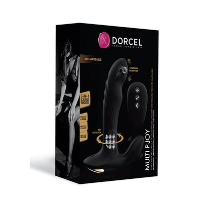 Dorcel Double Action Prostate Massager Black - Front View