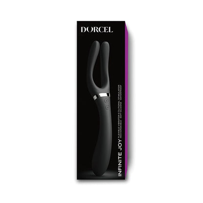 Dorcel Infinite Joy Bendable Forked Vibrator in Black