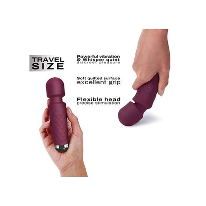 Dorcel Mini Wanderful Vibrator with soft quilted surface