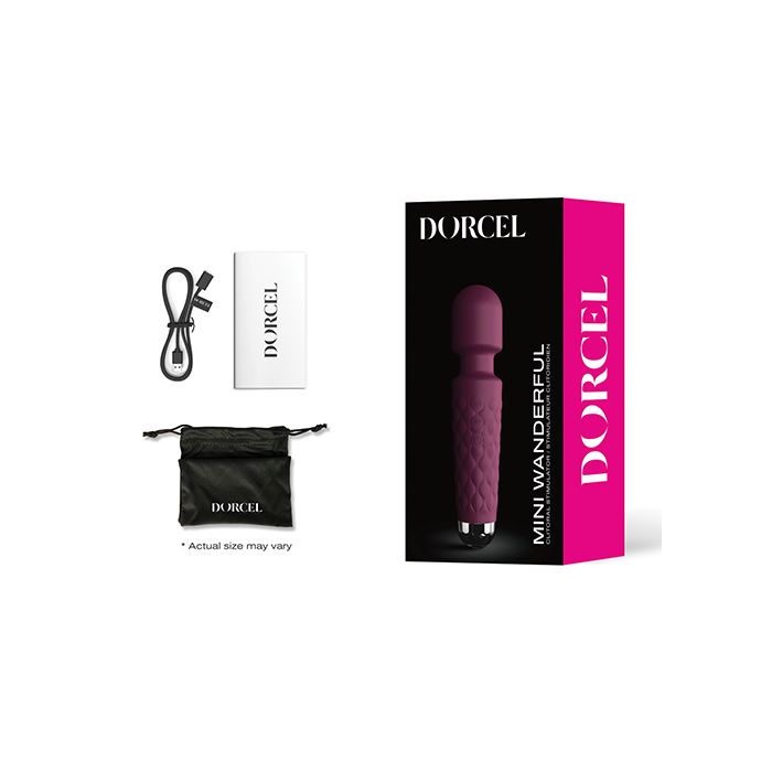 Dorcel Mini Wanderful Vibrator with soft quilted surface