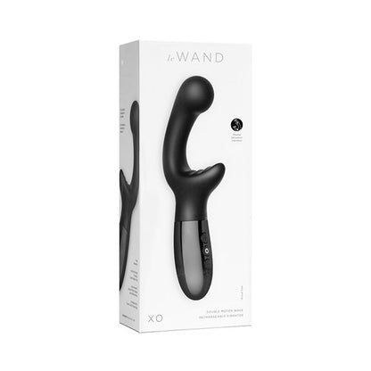 Le Wand XO Double Motor Wave Rechargeable Vibrator in Black