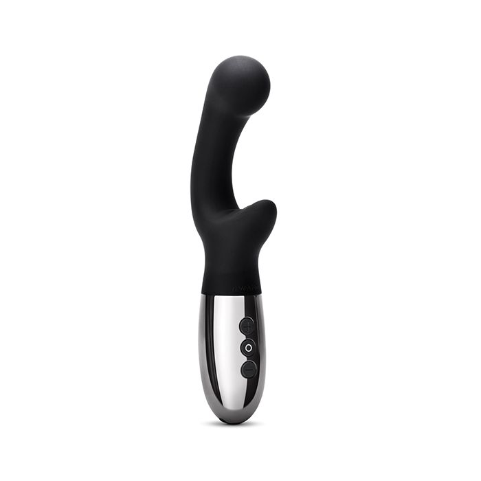 Le Wand XO Double Motor Wave Rechargeable Vibrator in Black