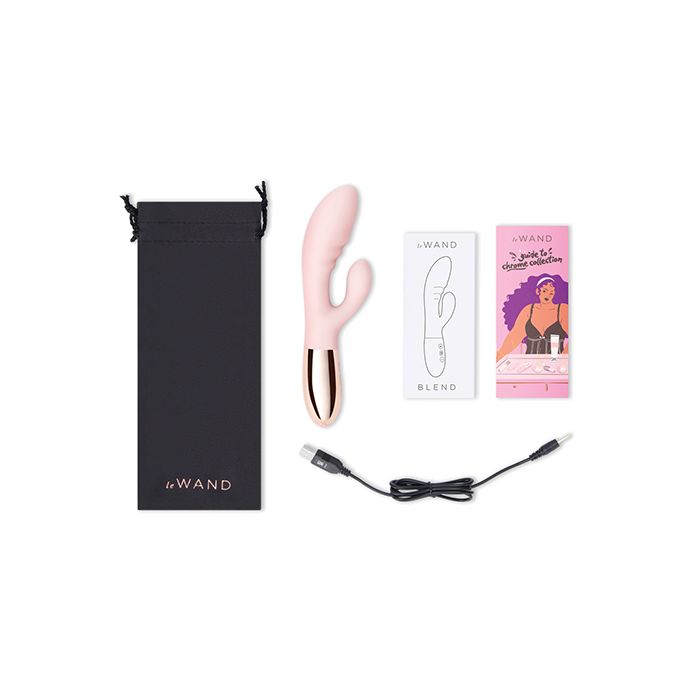 Le Wand Blend Rose Gold Rabbit Vibrator - Flawless Nite