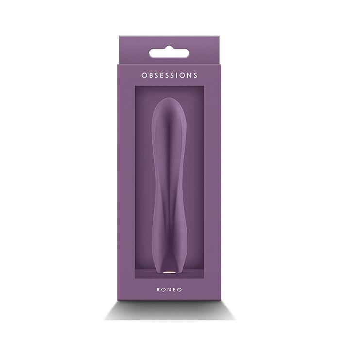 Obsession Romeo Vibe in Dark Purple and Light Purple - Premium Silicone Vibrator