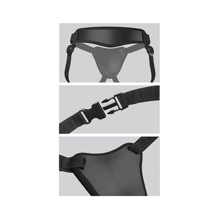 Body Dock Elite Mini - Silicone Strap-on Harness on Flawless Nite