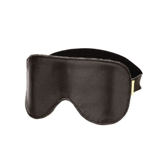 Boundless Blackout Sensory Eye Mask in Black Vegan Leather