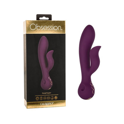 Obsession Fantasy Purple Vibrator with gold plating details